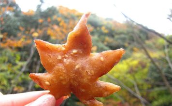 Snack Japonês de folhas de ácer