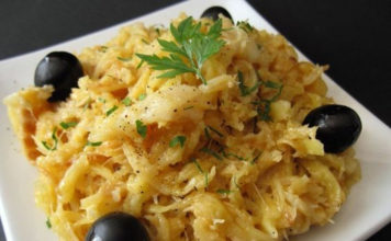 Receita de Bacalhau à Brás tradicional